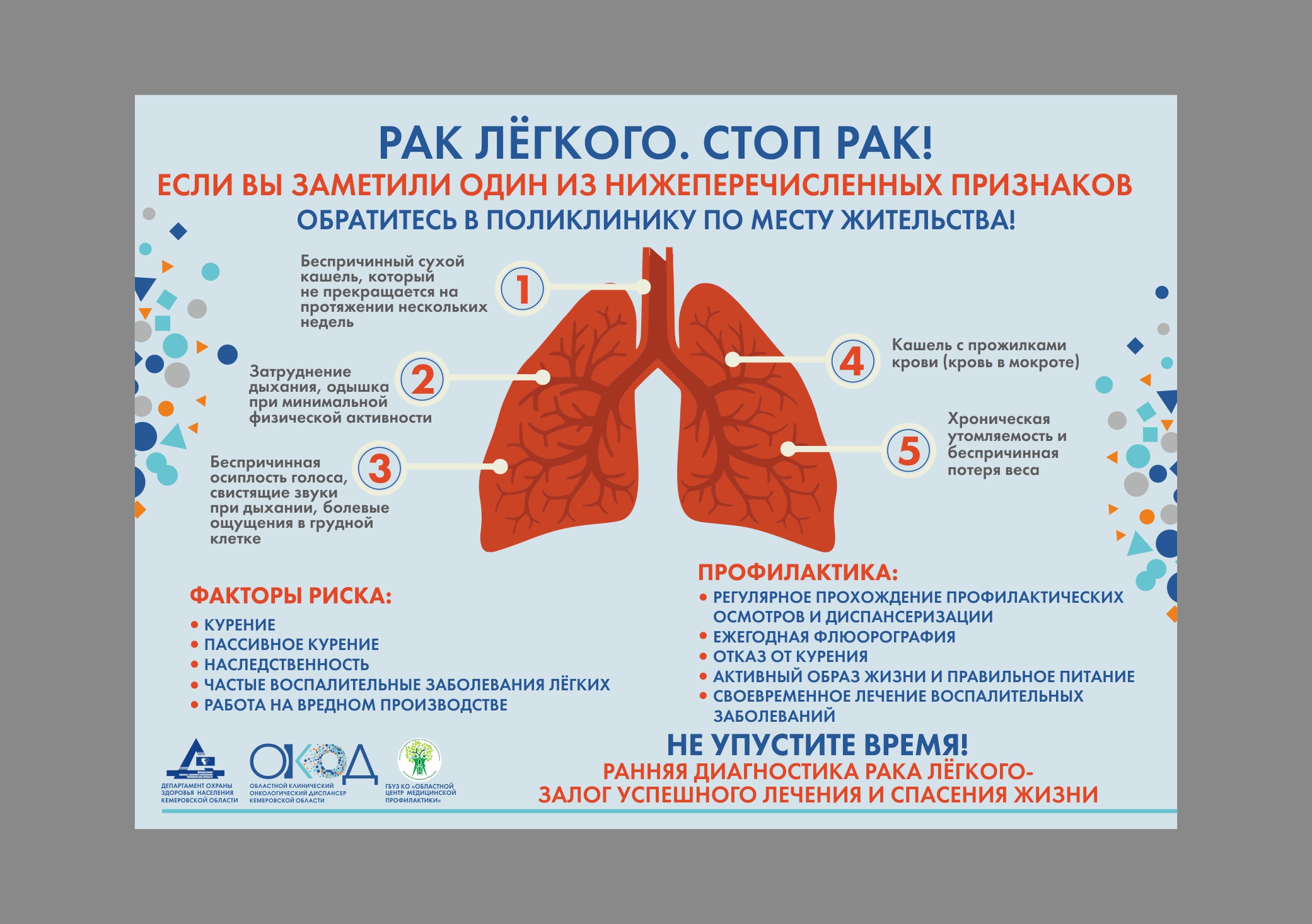 Рак легких отзывы пациентов. Легкие профилактика. Профилактика онкологических заболеваний легких. Памятка по онкологии. Раковые заболевания легких.